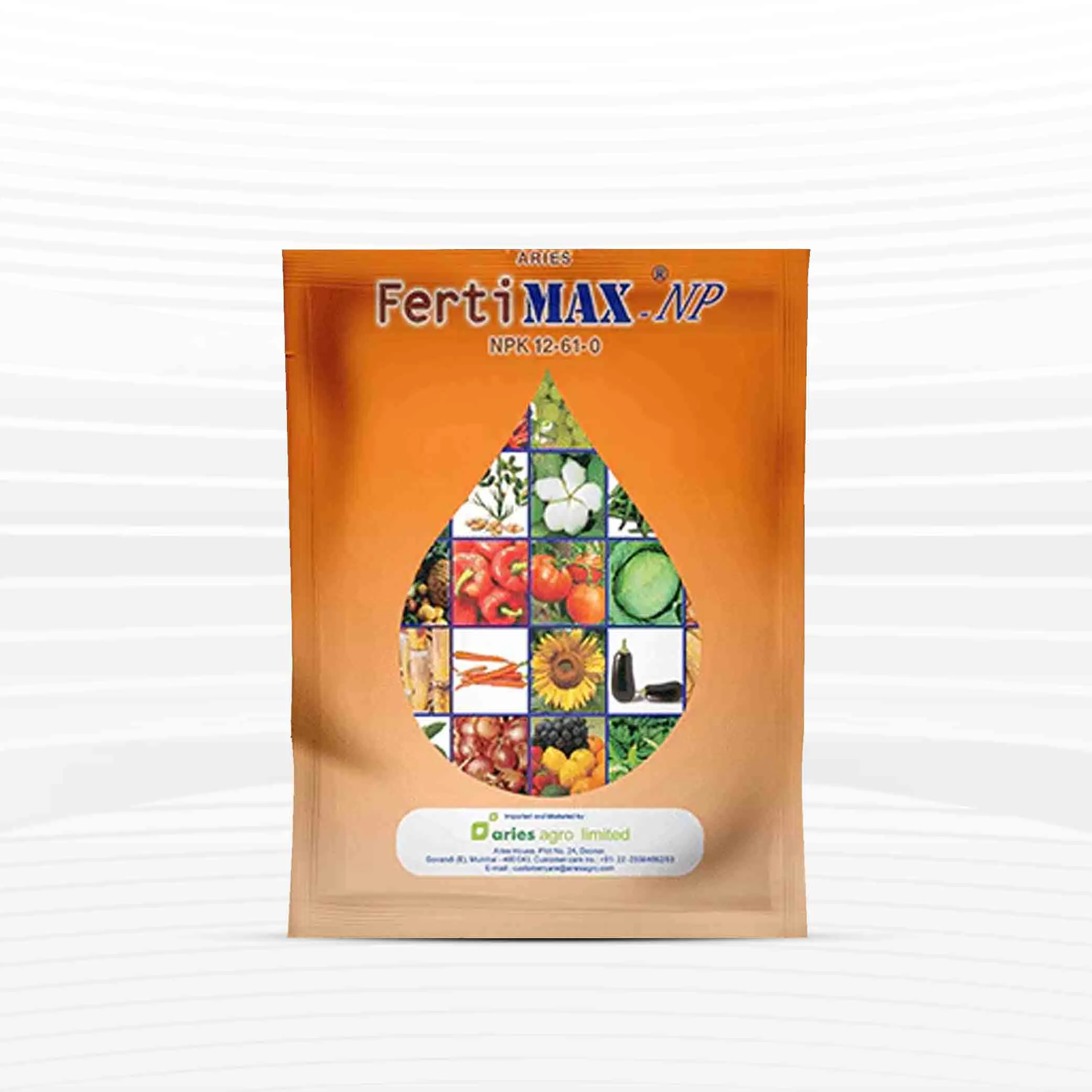 NPK 12-61-0 Fertimax NP (Aries Agro, Indian) - 1 kg Intact Packet